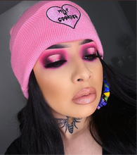 Load image into Gallery viewer, Milf N’Cookies Embroidered Knit Beanie (Pink or Black)