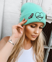 Load image into Gallery viewer, Mint Lil Creep Knit Beanie