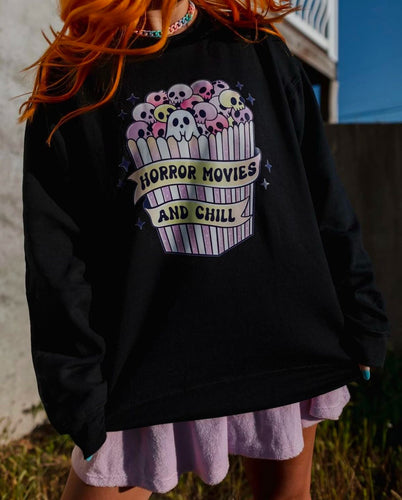 Horror Movies and Chill Sweatshirt