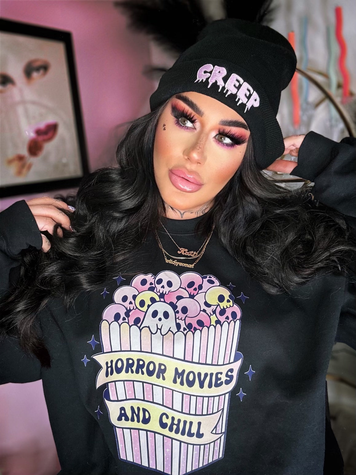 Horror movies discount and chill sweatshirt