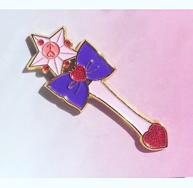 Sailor Mars Wand Enamel Pin