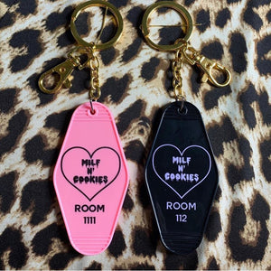 Milf N’ Cookies Retro Key Chain Room 112 (Hardware Upgrade Available)