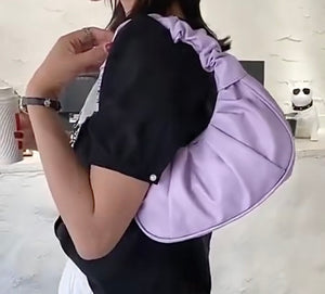 The Cloud Shoulder Bag (Lavender, Sky Blue or Black)