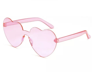 Frameless Heart Shaped Sunglasses