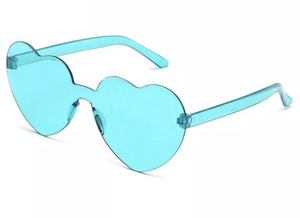 Frameless Heart Shaped Sunglasses