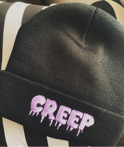 CREEP Embroidered Knit Beanie