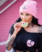 Load image into Gallery viewer, Milf N’Cookies Embroidered Knit Beanie (Pink or Black)