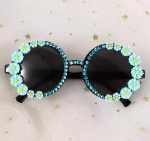 Flower Dollop Sunglasses (Pink or Mint)