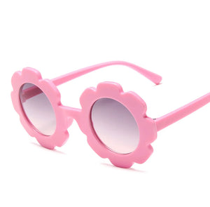 Kids Flower Power Sunglasses (White, Pink or Black)