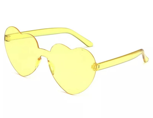 Frameless Heart Shaped Sunglasses