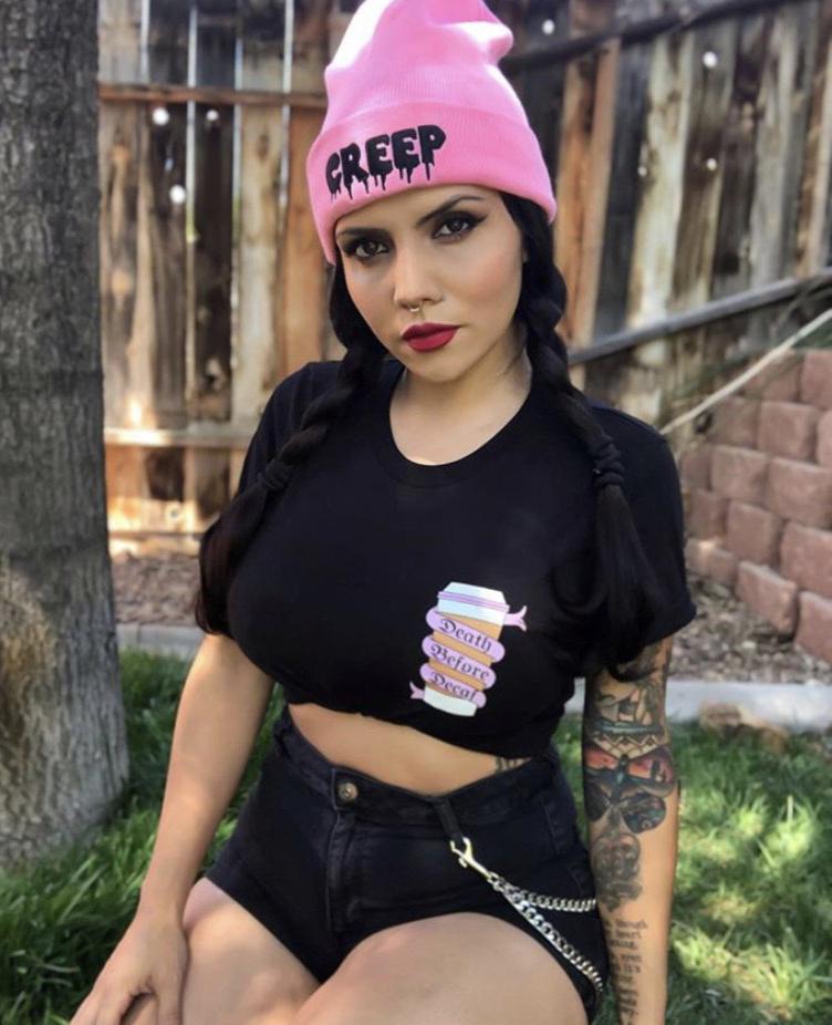 Pink CREEP Knit Beanie