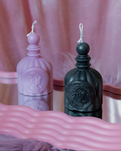 Victorian Gothic Potion Bottle Candle