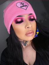 Load image into Gallery viewer, Milf N’Cookies Embroidered Knit Beanie (Pink or Black)