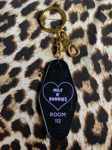 Milf N’ Cookies Retro Key Chain Room 112 (Hardware Upgrade Available)