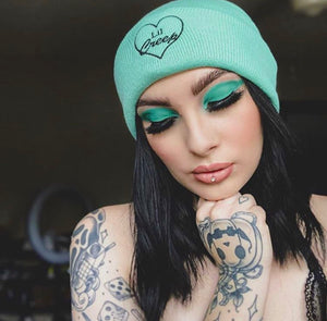 Mint Lil Creep Knit Beanie