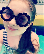 Load image into Gallery viewer, Kids Flower Power Sunglasses (White, Pink or Black)