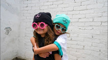 Load image into Gallery viewer, Kids Flower Power Sunglasses (White, Pink or Black)