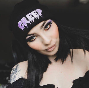 CREEP Embroidered Knit Beanie